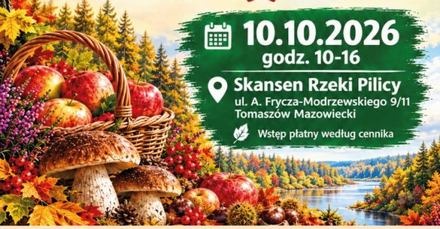 10 października 2026 roku, w godzinach 10:00–16:00, w Skansenie Rzeki Pilicy w Tomaszowie Mazowieckim odbędzie się wydarzenie pod hasłem „Jesień, ach to ty!”. Organizatorzy przygotowali atrakcje zarówno dla dzieci, jak i dorosłych.